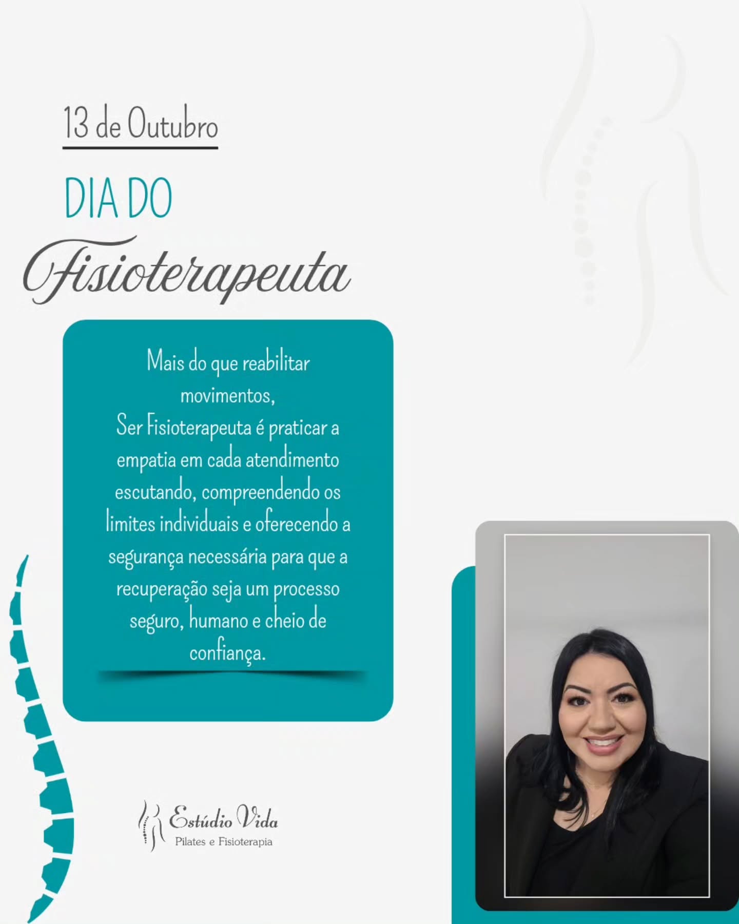 Dra. Rosiane da Silva no Estúdio Vida